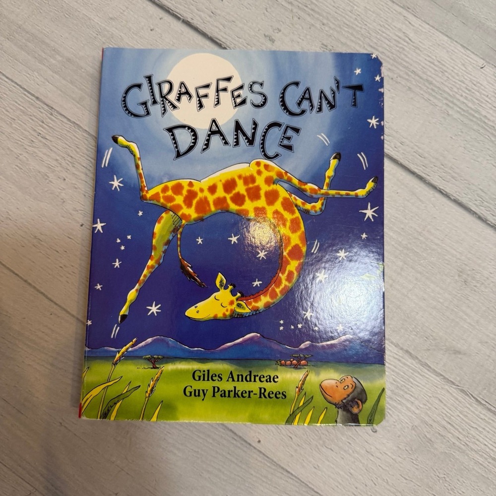 Giraffes Can't Dance by Giles Andreas hardcover book